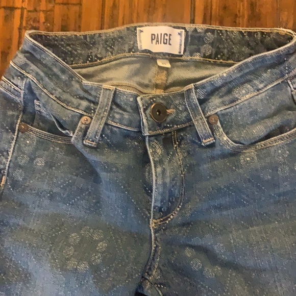Paige Verdugo Ankle Jeans in Ryder Print - Size 23 - Picture 3 of 6